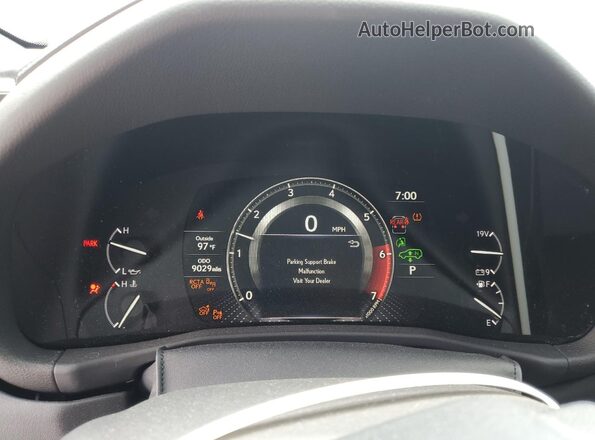 JTJLBACX2P4031319 2023 LEXUS LX Gray Widok zestawu wskaźników