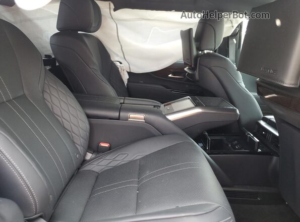 JTJLBACX2P4031319 2023 LEXUS LX Gray Widok wnętrza z tyłu