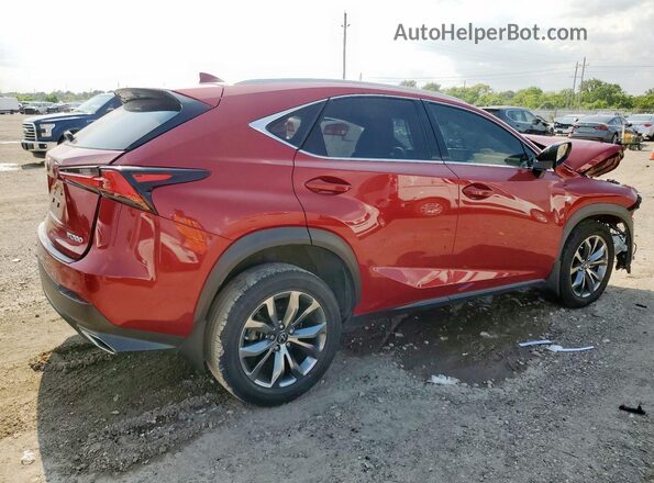 JTJSARBZ1M2203346 2021 LEXUS NX Red Հետևի աջ