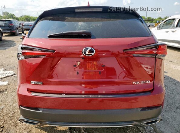 JTJSARBZ1M2203346 2021 LEXUS NX Red Հետևի տեսք