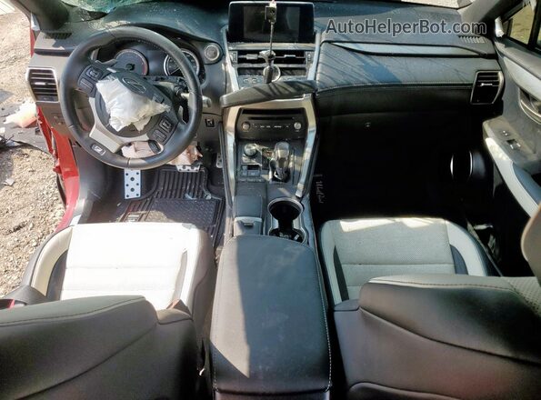 JTJSARBZ1M2203346 2021 LEXUS NX Red Առջևի վահանակի տեսք