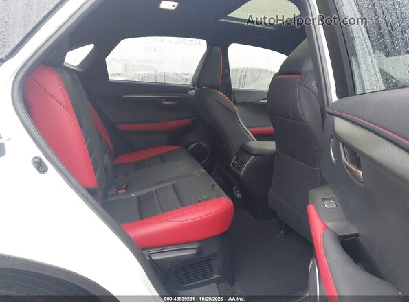 JTJSARBZ3M2201873 2021 LEXUS NX 300 White Widok naklejki z numerem VIN