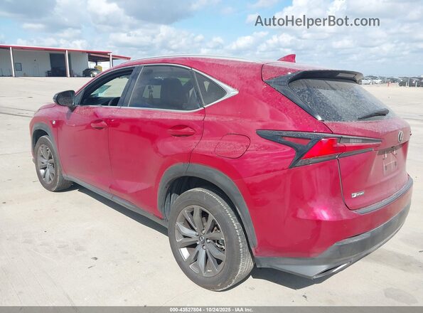 JTJSARBZ6M2202354 2021 LEXUS NX 300 Red უკანა მარცხენა