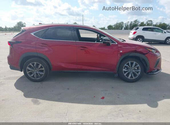 JTJSARBZ6M2202354 2021 LEXUS NX 300 Red უკანა სალონის ხედი
