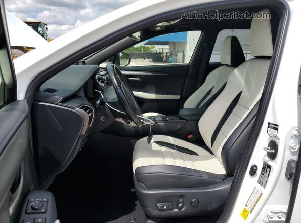 JTJSARBZ7M2189906 2021 LEXUS NX White Вид салону спереду