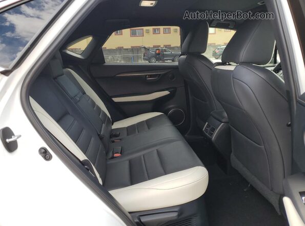 JTJSARBZ7M2189906 2021 LEXUS NX White Вид задньої частини салону