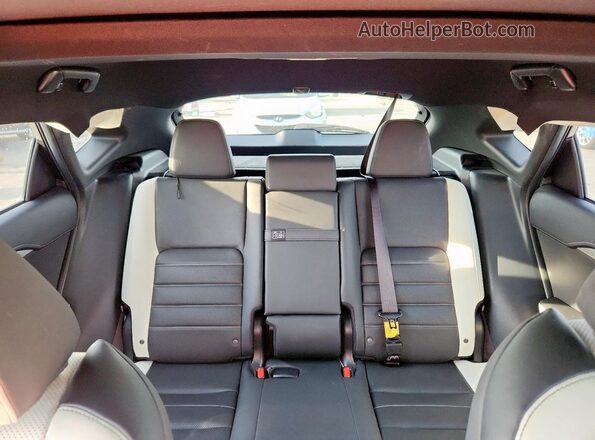 JTJSARBZ9M2195318 2021 LEXUS NX Black Widok tylnych siedzeń