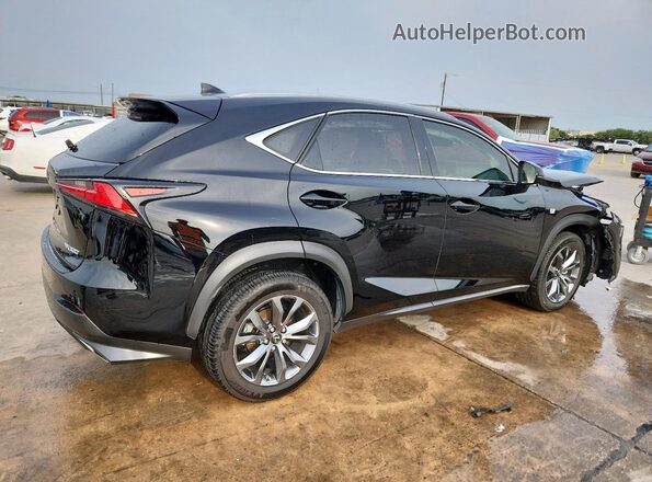JTJSARBZ9M2195318 2021 LEXUS NX Black Tył prawy