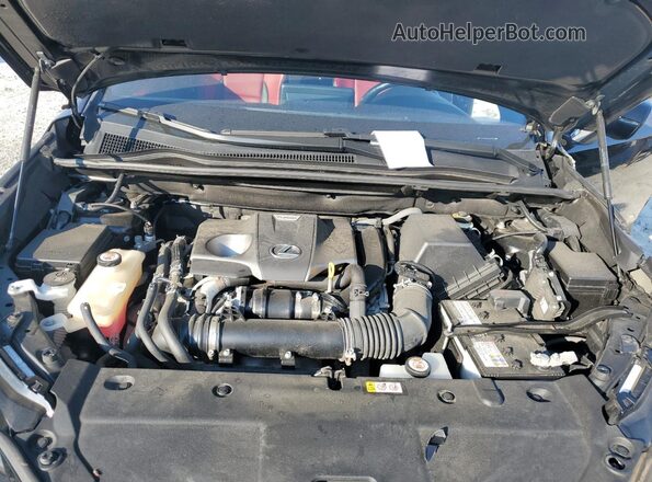 JTJSARDZ1L5002136 2020 LEXUS NX Black ძრავის განყოფილების ხედი