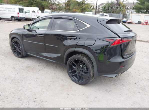 JTJSARDZ2M2238555 2021 LEXUS NX 300 Black უკანა მარცხენა