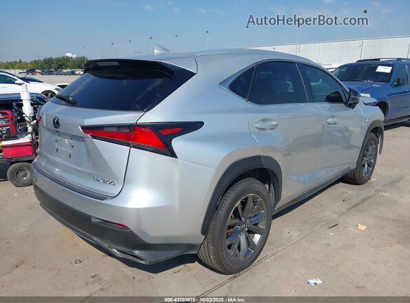 JTJYARBZ2J2107571 2018 LEXUS NX 300 Silver Rear right
