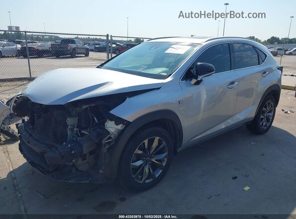 JTJYARBZ2J2107571 2018 LEXUS NX 300 Silver Front left