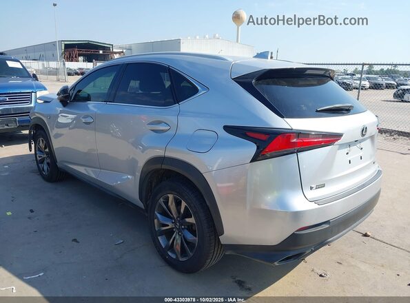 JTJYARBZ2J2107571 2018 LEXUS NX 300 Silver Rear left