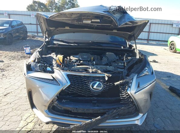 JTJYARBZXH2066293 2017 LEXUS NX 200T Gray Вид ззаду