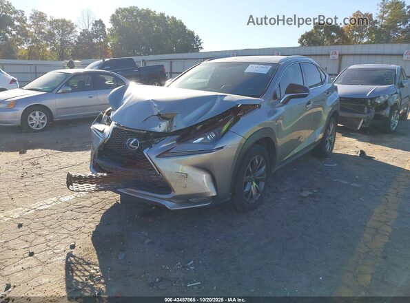 JTJYARBZXH2066293 2017 LEXUS NX 200T Gray Передня ліва чверть