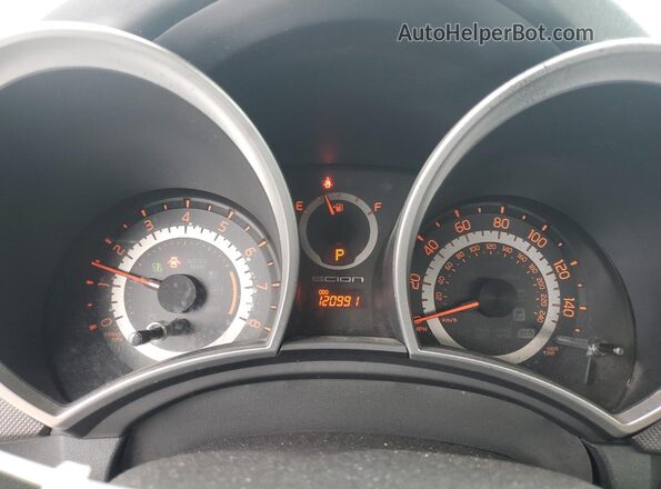 JTKJF5C70GJ016575 2016 TOYOTA SCION Белый Вид щитка приборов