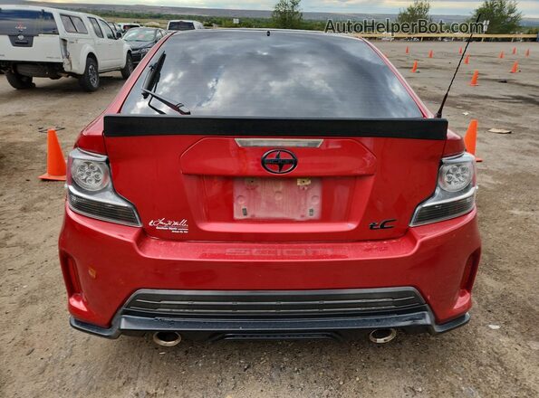 JTKJF5C72GJ026038 2016 TOYOTA SCION Burgundy Widok z tyłu