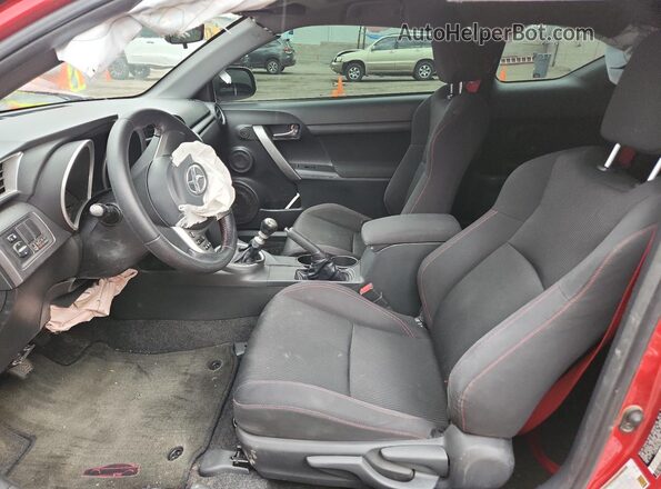 JTKJF5C72GJ026038 2016 TOYOTA SCION Burgundy Widok wnętrza z przodu