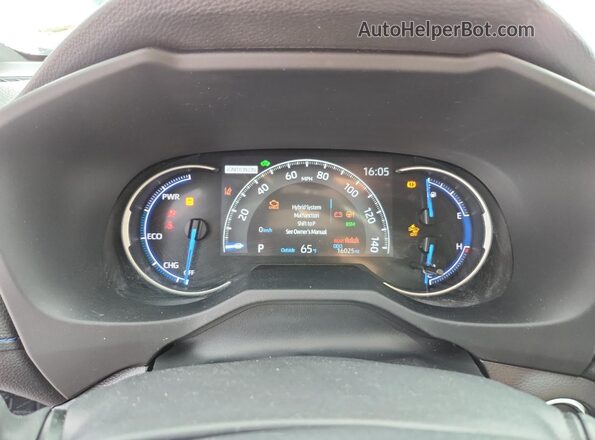 JTM16RFV2PD100324 2023 TOYOTA RAV4 Gray Вид щитка приладів