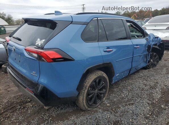 JTM16RFV7PD079762 2023 TOYOTA RAV4 Синий Задняя правая четверть