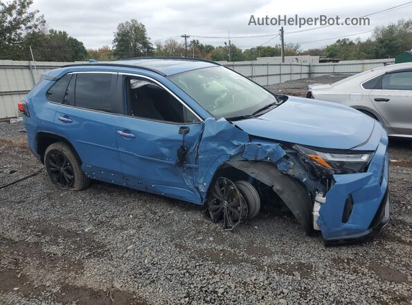 JTM16RFV7PD079762 2023 TOYOTA RAV4 Синий Передняя правая четверть