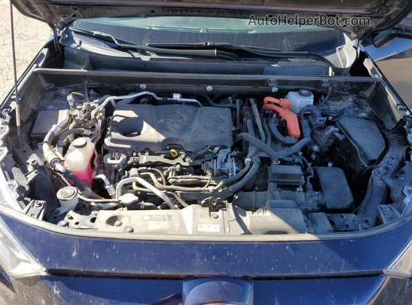 JTMAB3FV2MD059004 2021 TOYOTA RAV4 Blue ძრავის განყოფილების ხედი