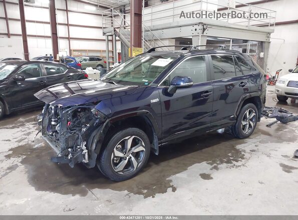 JTMAB3FV5PD130801 2023 TOYOTA RAV4 PRIME Blue Առջևի ձախ երեք քառորդ տեսարան
