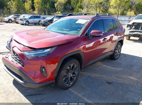 JTMB6RFV0ND052677 2022 TOYOTA LE Maroon Передня ліва чверть