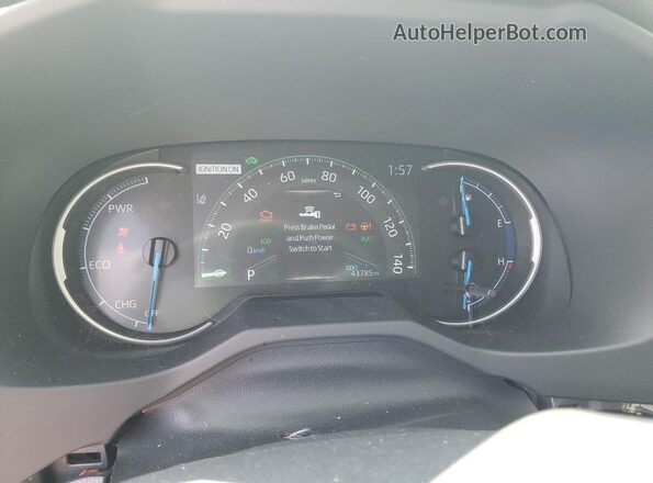 JTMB6RFV7PD100937 2023 TOYOTA LE Gray Widok zestawu wskaźników