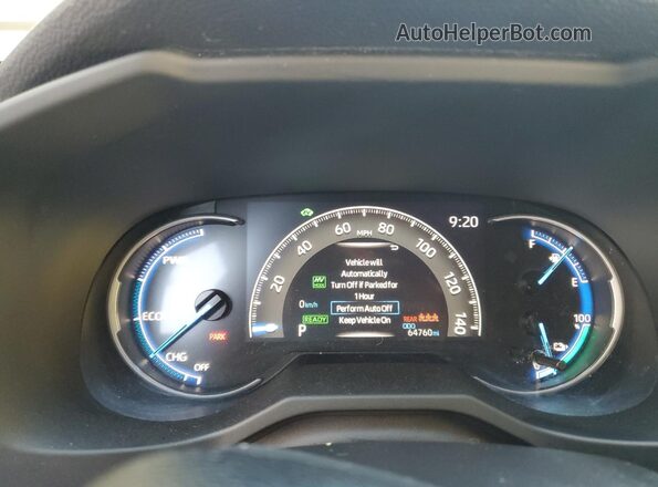 JTMCB3FV9MD045805 2021 TOYOTA RAV4 Gray Widok zestawu wskaźników