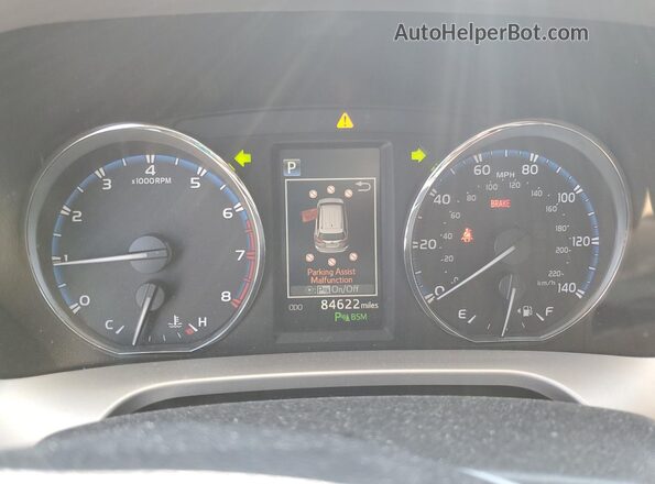 JTMDFREV9HD203580 2017 TOYOTA LIMITED Blue Սարքավորումների վահանակի տեսք