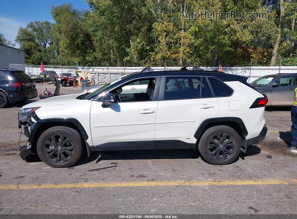 JTME6RFV1ND534619 2022 TOYOTA RAV4 HYBRID White 