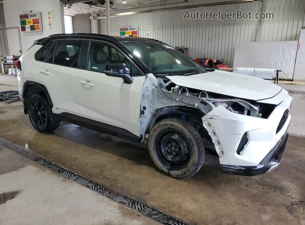 JTME6RFV5ND527446 2022 TOYOTA RAV4 White Delantero derecho