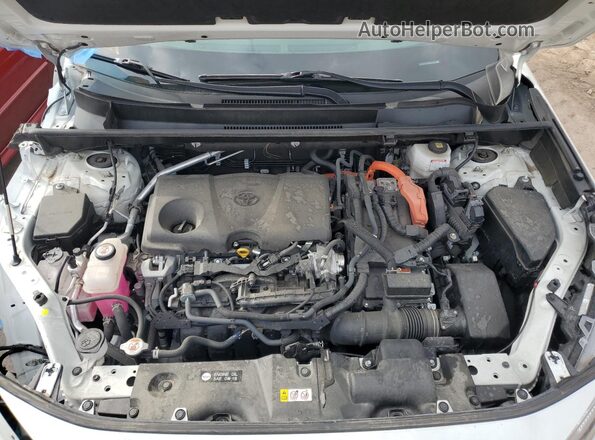 JTME6RFV5ND527446 2022 TOYOTA RAV4 White Vista del compartimento del motor