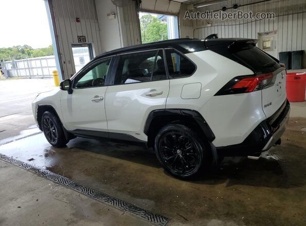 JTME6RFV5ND527446 2022 TOYOTA RAV4 White Trasero izquierdo