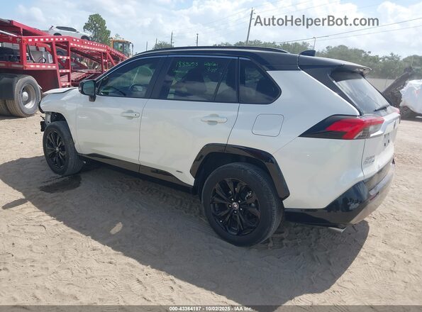 JTME6RFV6ND522238 2022 TOYOTA RAV4 HYBRID White Rear left