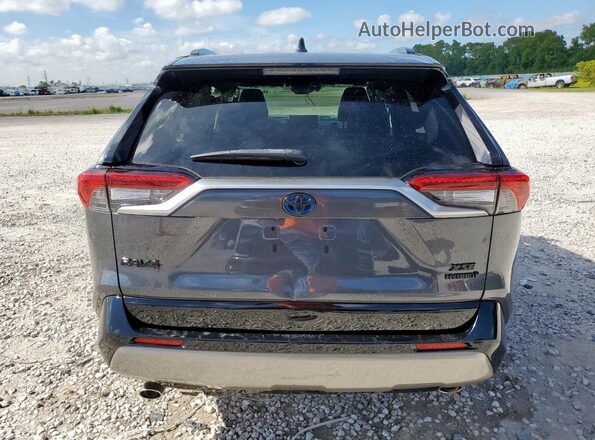 JTME6RFV9ND522783 2022 TOYOTA RAV4 Gray Вид ззаду