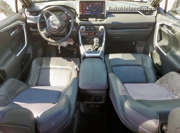 JTME6RFV9ND522783 2022 TOYOTA RAV4 Gray Вид панелі приладів