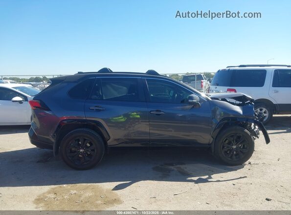 JTME6RFVXNJ020625 2022 TOYOTA RAV4 HYBRID Gray Вид задньої частини салону