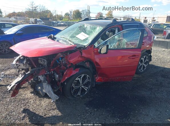 JTMEB3FV3PD117532 2023 TOYOTA RAV4 PRIME Red Առջևի ձախ երեք քառորդ տեսարան