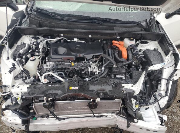 JTMEB3FVXMD057194 2021 TOYOTA RAV4 White ძრავის განყოფილების ხედი