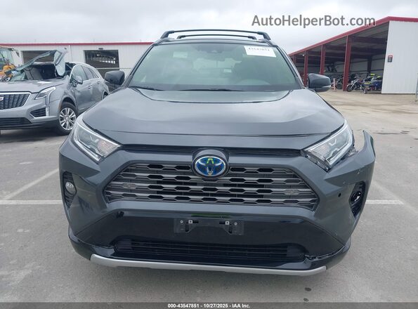 JTMEWRFV1KD524572 2019 TOYOTA RAV4 HYBRID Gray Widok zestawu wskaźników