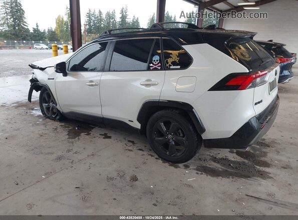 JTMEWRFV1LD550283 2020 TOYOTA RAV4 HYBRID White Rear left