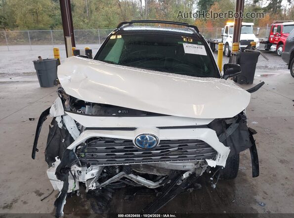 JTMEWRFV1LD550283 2020 TOYOTA RAV4 HYBRID White Instrument cluster view