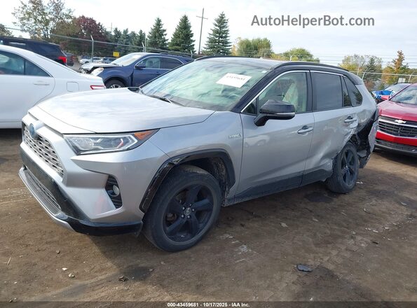JTMEWRFV2KJ024423 2019 TOYOTA RAV4 HYBRID Silver Front left
