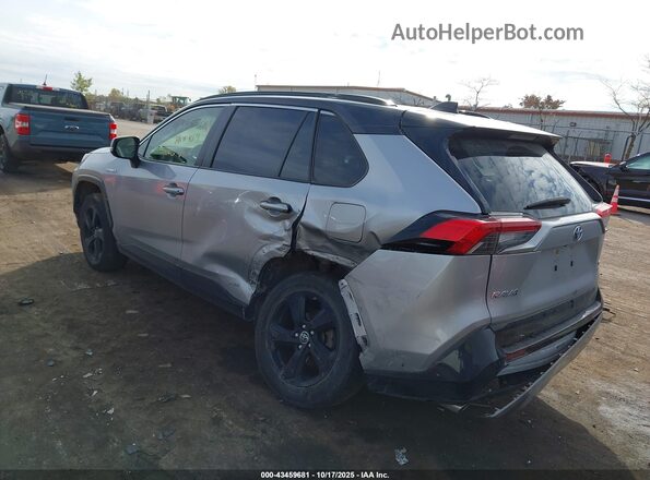 JTMEWRFV2KJ024423 2019 TOYOTA RAV4 HYBRID Silver Rear left