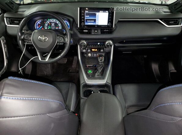JTMEWRFV5LD545409 2020 TOYOTA RAV4 Blue Vista del salpicadero