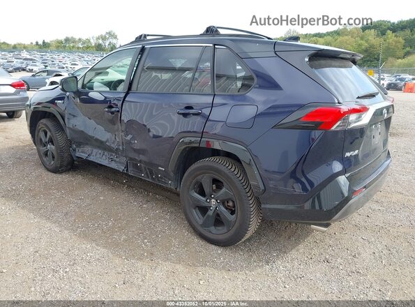 JTMEWRFV7LJ038786 2020 TOYOTA RAV4 HYBRID Blue Tył lewy