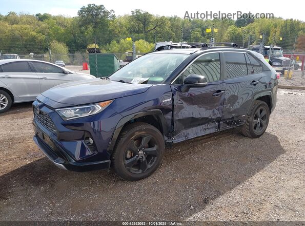 JTMEWRFV7LJ038786 2020 TOYOTA RAV4 HYBRID Blue Przód lewy