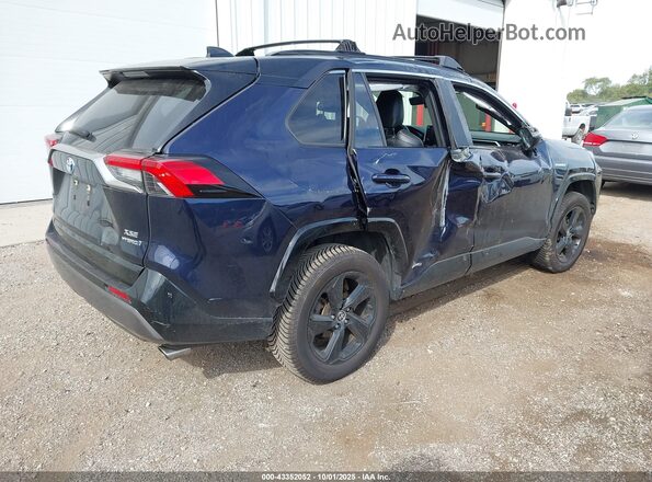 JTMEWRFV7LJ038786 2020 TOYOTA RAV4 HYBRID Blue Tył prawy